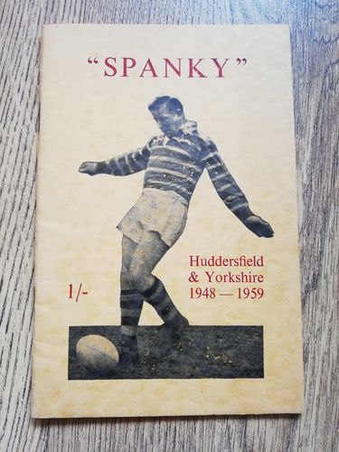 ' Spanky ' Frank Dyson - Huddersfield 1959 Testimonial Rugby League Brochure