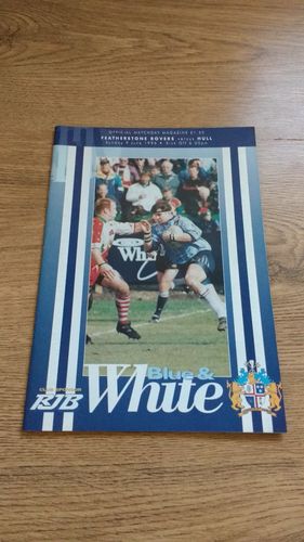 Featherstone v Hull June 1996 Rugby League Programme