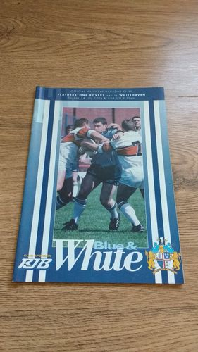 Featherstone v Whitehaven July 1996 Rugby League Programme