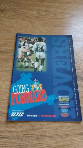 Featherstone v Workington July 1997 Rugby Programme
