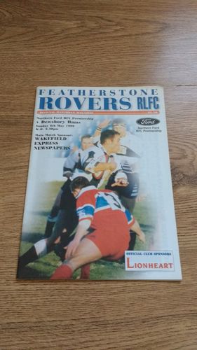 Featherstone v Dewsbury May 1999 Rugby League Programme