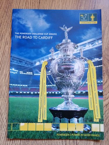Featherstone v Leigh Feb 2003 Challenge Cup Rugby League Programme
