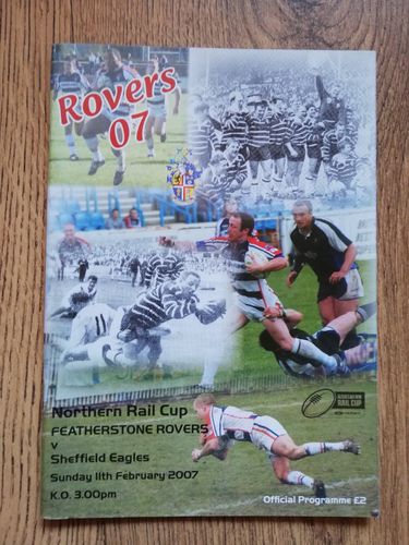 Featherstone v Sheffield Feb 2007 Northern Rail Cup Rugby League Programme