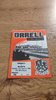 Orrell v Wasps Feb 1984 John Player Cup Rugby Programme