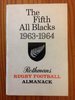 Rothmans ' The Fifth All Blacks 1963 - 1964 ' New Zealand Tour Rugby Almanack