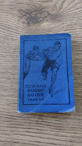 Rowans Scottish Rugby Guide 1925-26