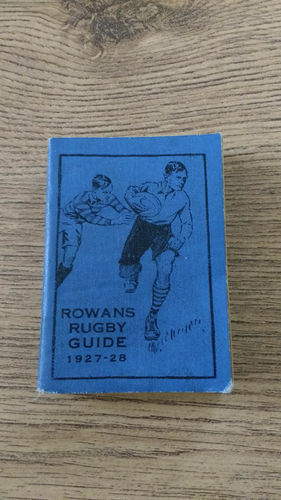 Rowans Scottish Rugby Guide 1927-28