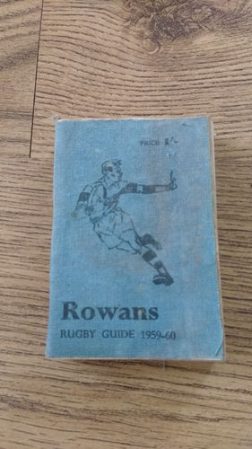 Rowans Scottish Rugby Guide 1959-60