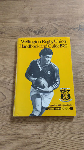 Wellington Rugby Union Handbook & Guide 1982