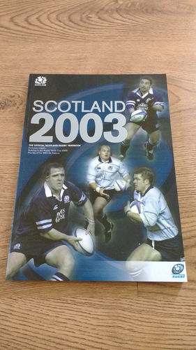 Official Scotland Rugby Football Union 2003 Yearbook