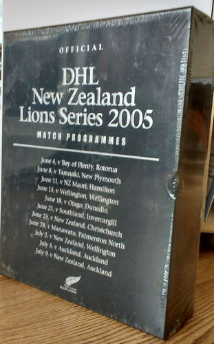 'British Lions 2005 Tour Of New Zealand' Rugby Union Programmes Box Set