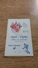 Leigh v Widnes Mar 1966 Rugby League Programme