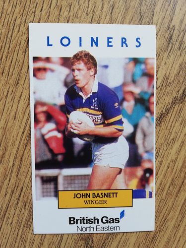John Basnett - Leeds Rugby League Trading Card