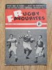 'Rugby Favourites' 1952 Number 1 Rugby League Magazine