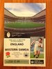 England v Western Samoa 1995 Rugby Programme