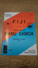Samoa v Fiji 1991 Rugby Programme