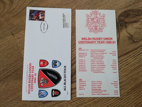 Swansea v New Zealand 1980 Rugby First Day Cover