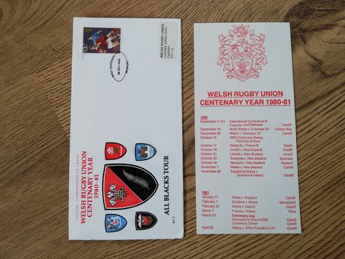 Newport v New Zealand 1980 Rugby First Day Cover