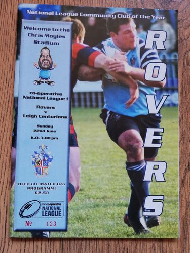 Featherstone v Leigh June 2008 Rugby League Programme