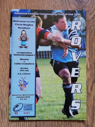 Featherstone v Celtic Crusaders July 2008 Rugby League Programme