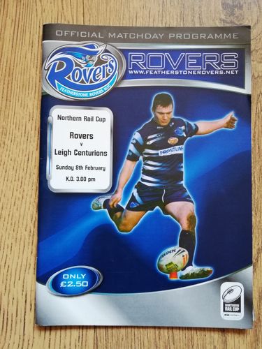 Featherstone v Leigh Feb 2009 Northern Rail Cup Rugby Programme
