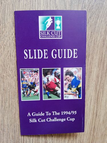 ' Slide Guide ' 1994/95 Rugby League Challenge Cup Fact Card