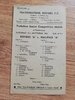Featherstone 'A' v Halifax 'A'  1963 Rugby League Programme