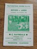 Featherstone v Leeds Oct 1963 Rugby League Programme