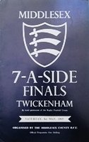 Middlesex Sevens Rugby Programmes