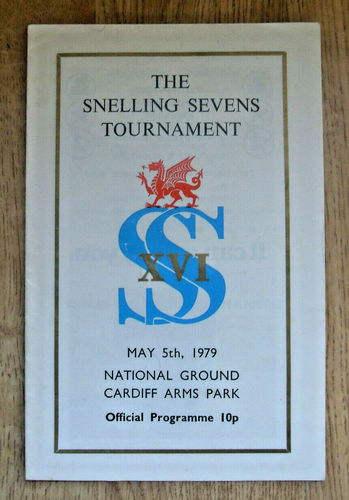 Snelling Sevens 1979 Rugby Programme
