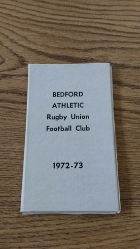 Bedford Athletic RUFC Membership Card 1972-73
