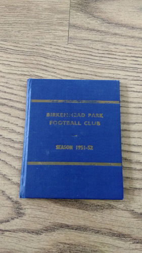 Birkenhead Park RFC Membership Card 1951-52