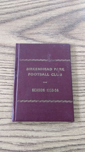 Birkenhead Park RFC Membership Card 1953-54