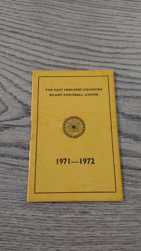 East Midlands RFU Membership Card 1971-72