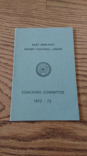 East Midlands Coaching Committee Membership Card 1972-73