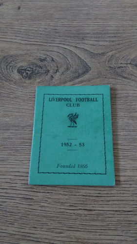 Liverpool RFC Membership Card 1952-53
