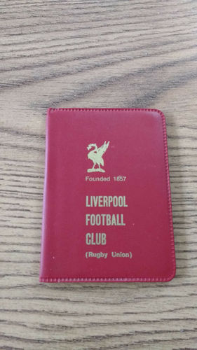 Liverpool RFC Membership Card 1974-75