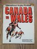 Canada v Wales 1973 Signed Rugby Programme