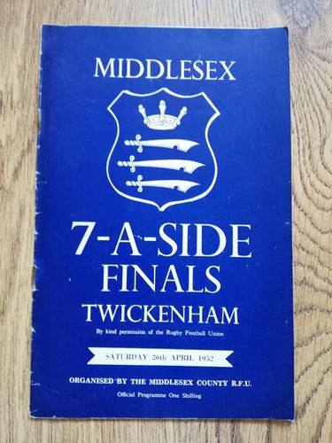 Middlesex Sevens 1952