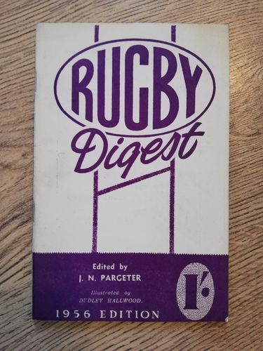 Newcastle Journal Rugby Digest 1956 Edition Handbook