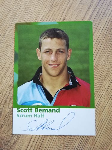 Scott Bemand - Harlequins Signed Rugby Photocard