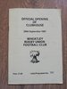 Wheatley v President's XV 1991 Signed Rugby Programme