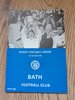 Bath v Llanelli Sept 1986