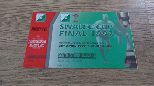 Cardiff v Swansea 1997 Swalec Cup Final Used Rugby Ticket