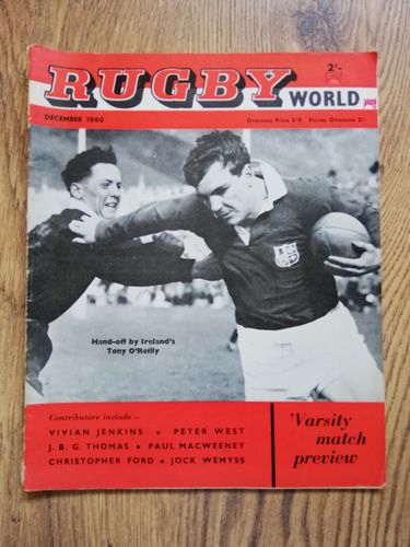 'Rugby World' Volume 1 Number 3 : December 1960 Magazine