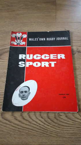 'Rugger Sport' Rugby Union Magazine March 1961