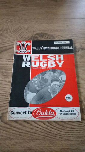 'Welsh Rugby' Magazine : October 1966