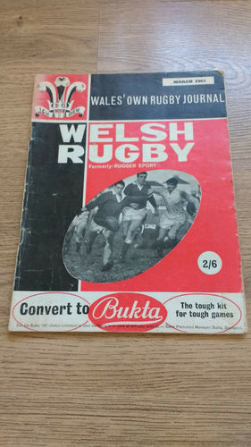 'Welsh Rugby' Magazine : March 1967