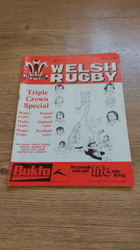 'Welsh Rugby' Magazine : April 1977