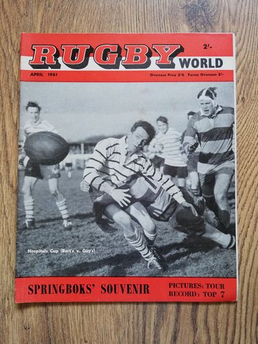 'Rugby World' Volume 1 Number 7 : April 1961 Magazine